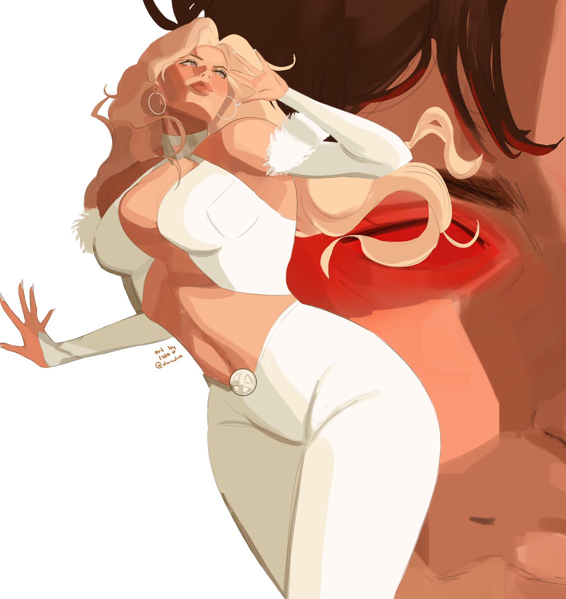 daredva's tweet image. i had to tell 'em i ain't second to none #emmafrost