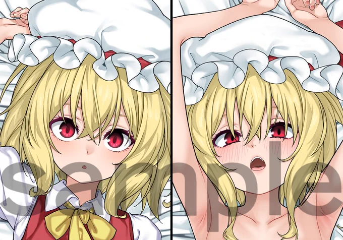 steamy moon night () 様で抱き枕カバーイラストを描かせて頂きました。 今回もジャンルは東方でキャラはフランドール・スカーレットを描かせて頂きました。 気になった方はよろしくお願いします。
