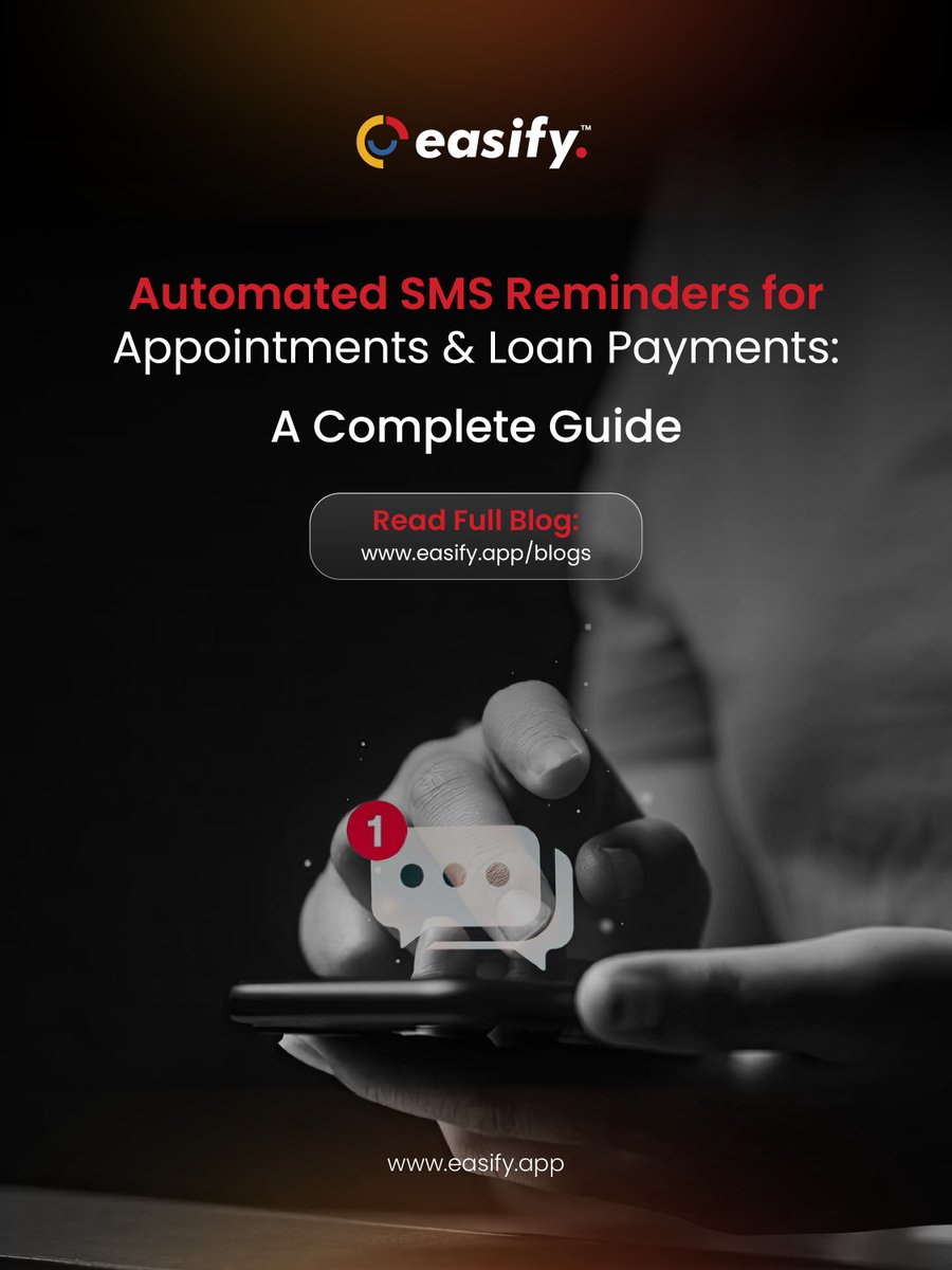EasifyApp's tweet photo. No-shows and late payments aren’t people problems.
They’re system problems.
Automation fixes that.
Read the blog https://t.co/UQ13pGXe3h https://t.co/nRMi6UEyxM