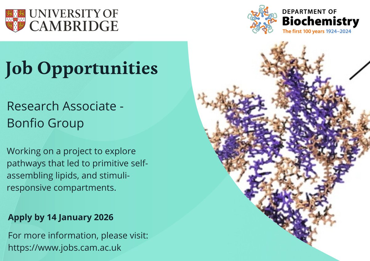 Cambridge Biochemistry tweet media