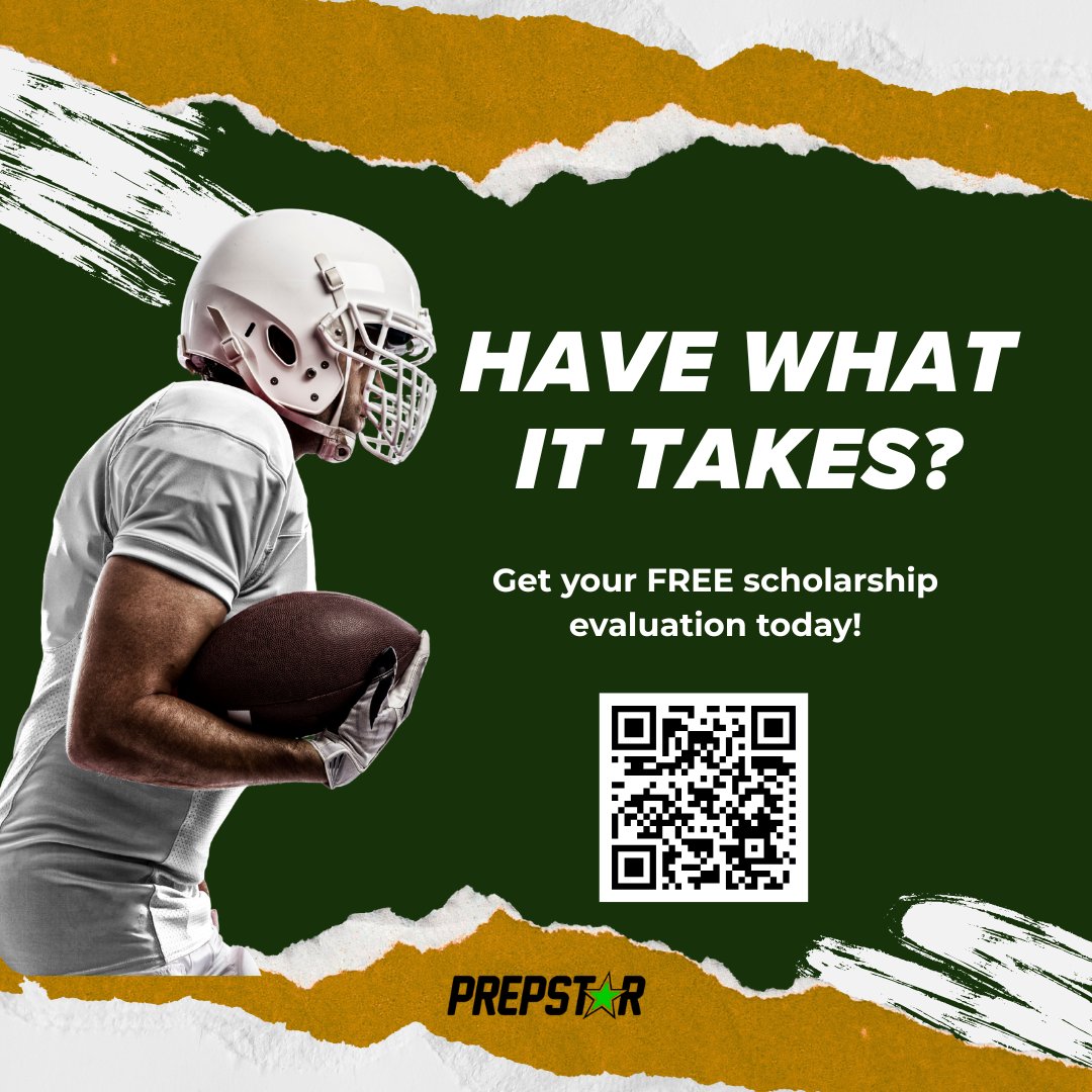 CSAPrepStar's tweet image. Get your FREE scholarship evaluation today and find out if you have what it takes to be one of our elite student-athletes. Link in bio or scan the code! @prepstar360