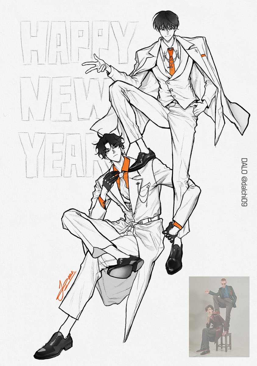 「Thank you for feeding us #joongdok #새해_중」|DALOのイラスト