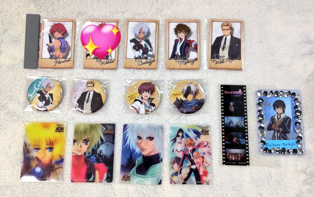 交換】テイルズ 30周年 ミュージアム 缶バッジ 推しパシャ 特典 【譲