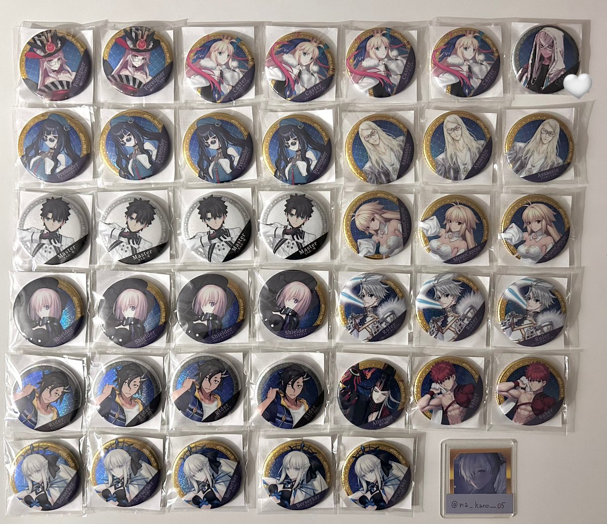 交換】Fate/Grand Order fgo ガチャメイト 缶バッジ ［譲］画像参照