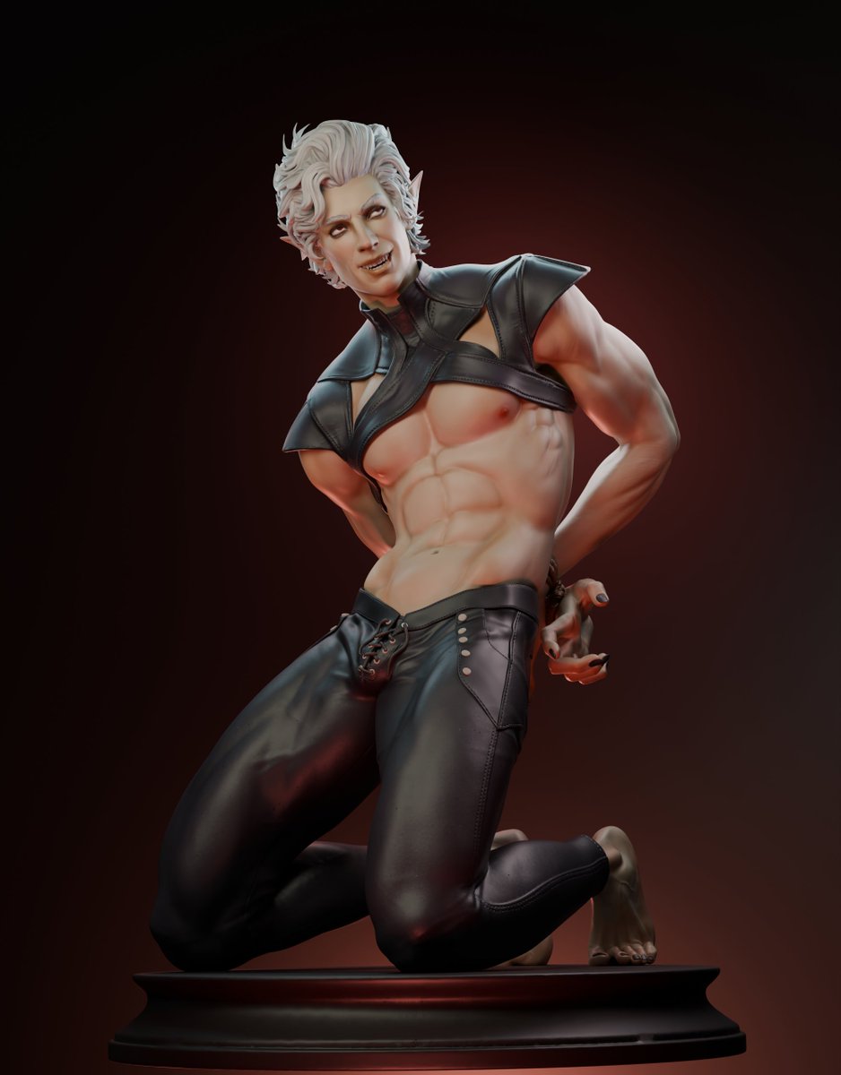 ebash6669's tweet image. Finally!! 
SFW and NSFW versions of Astarion are now available as an unpainted garage kit.
I’m so happy to finally share him with you.
You can purchase Astarion through my partner:
sephiknot.com/products/serva…
#astarion #garagekit #bg3 #BaldursGate3