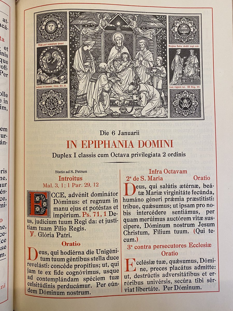 LucianoTroiano's tweet photo. Die 6 Januarii IN EPIPHANIA DOMINI S. Messa bacio del Bambinello benedizione gessetti con cui si scrive sulla porta di casa la benedizione Nel camino brucia il ciocco del 24 dicembre. Le ceneri nell’orto per assicurarsi buoni raccolti @SufficitAnimusF @ClaudioCenta1 @Rielvaux https://t.co/2BDpsLtfWp