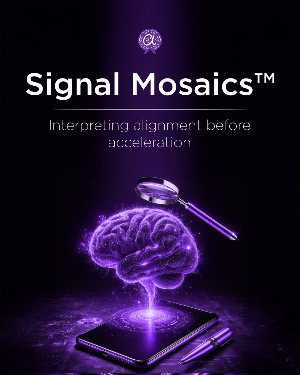 In markets, acceleration is never the starting point — alignment is.

Before momentum becomes visible, capital positions itself quietly. Wallets coordinate. Liquidity shifts. Structure forms beneath the surface.

Signal Mosaics™ is built to interpret that phase — not the