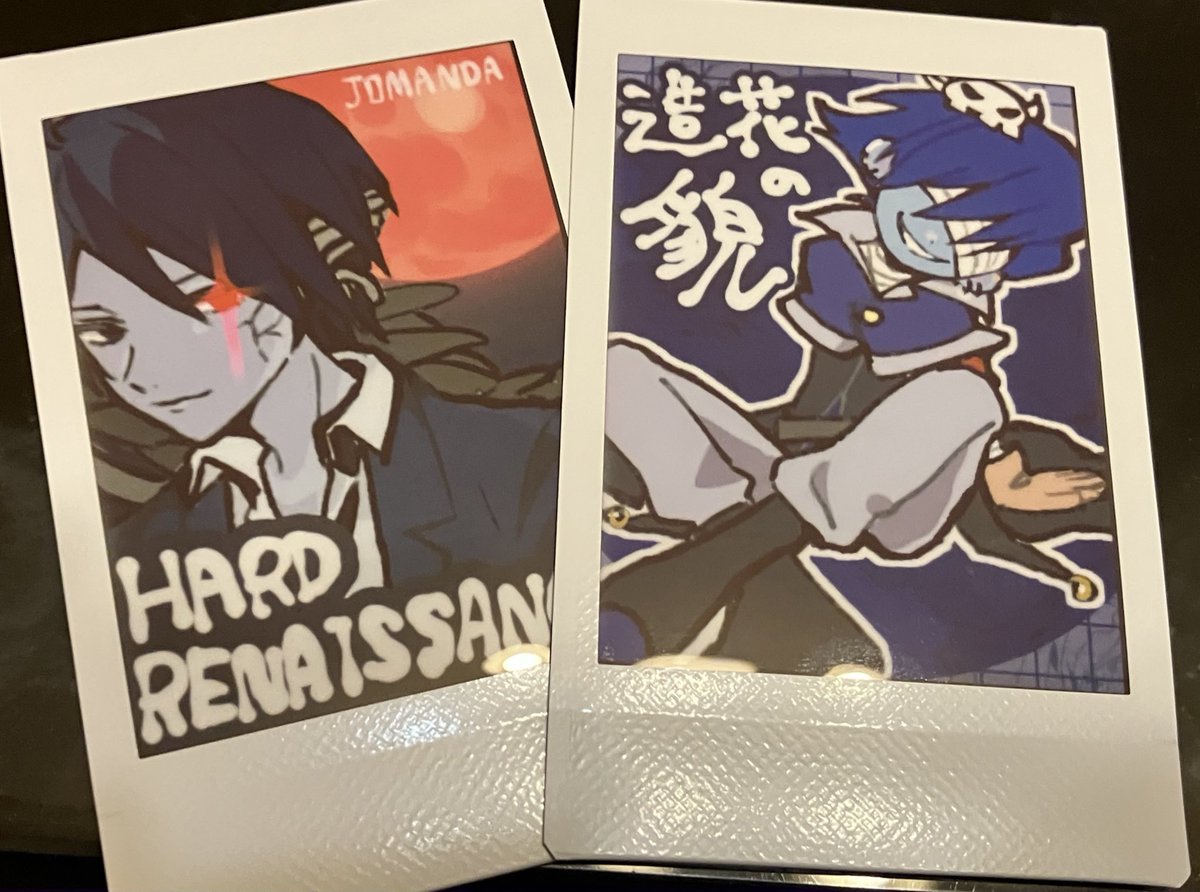 ブルスカに貼ってたけど500円以上ご購入で無配のチェキはこんな感じだゾ♡本とステッカーくらいご購入いただいた方でご希望の方向けです😍
チェキフィルム高いんだけど独特の可愛さがある...選べませんがおみくじだと思って良かったら引いてくださいましまし〜