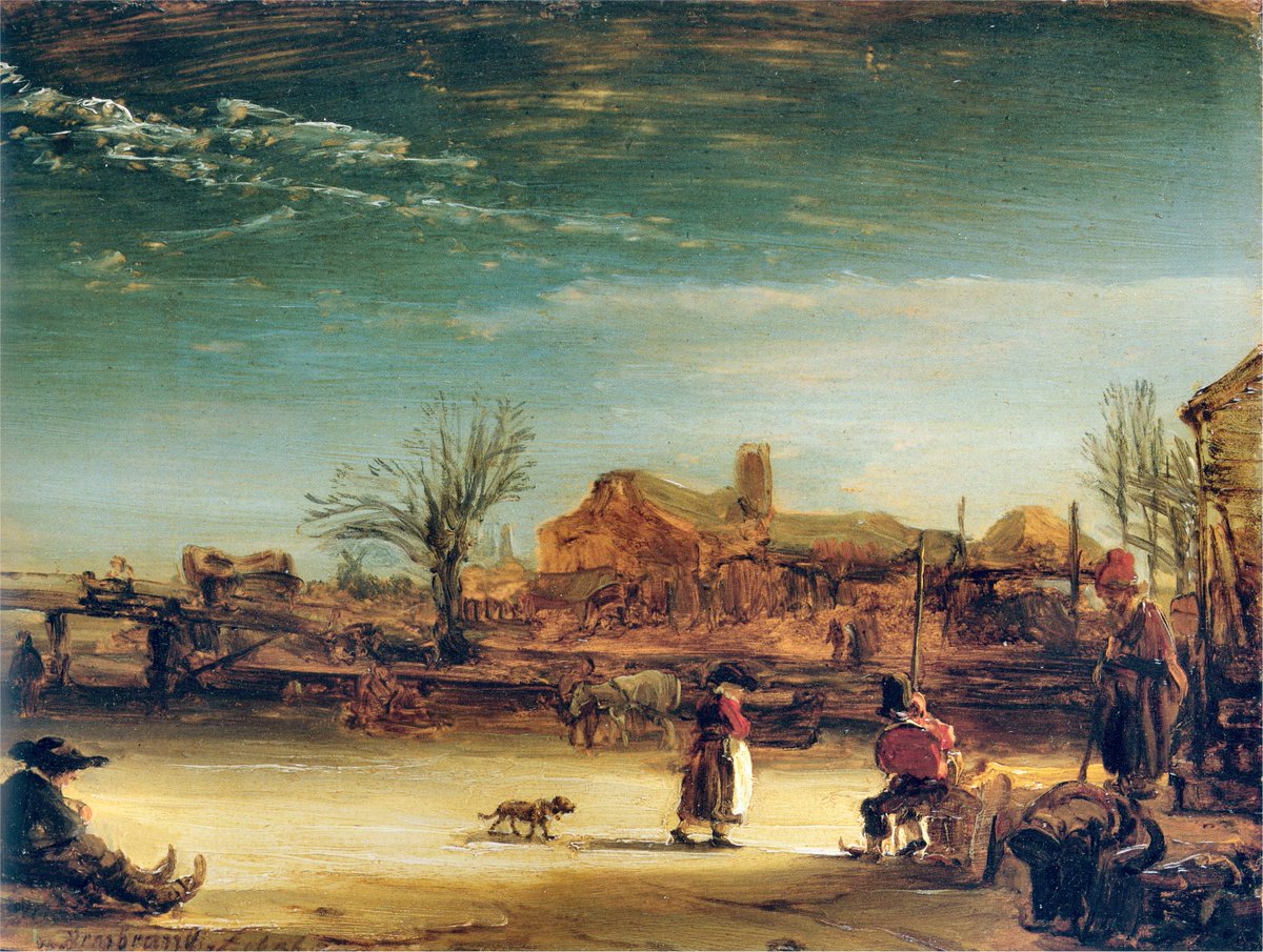 Winterlandschap (Winter Landscape)
Rembrandt, 1646
#OilPainting #FineArt #ArtHistory #Rembrandt