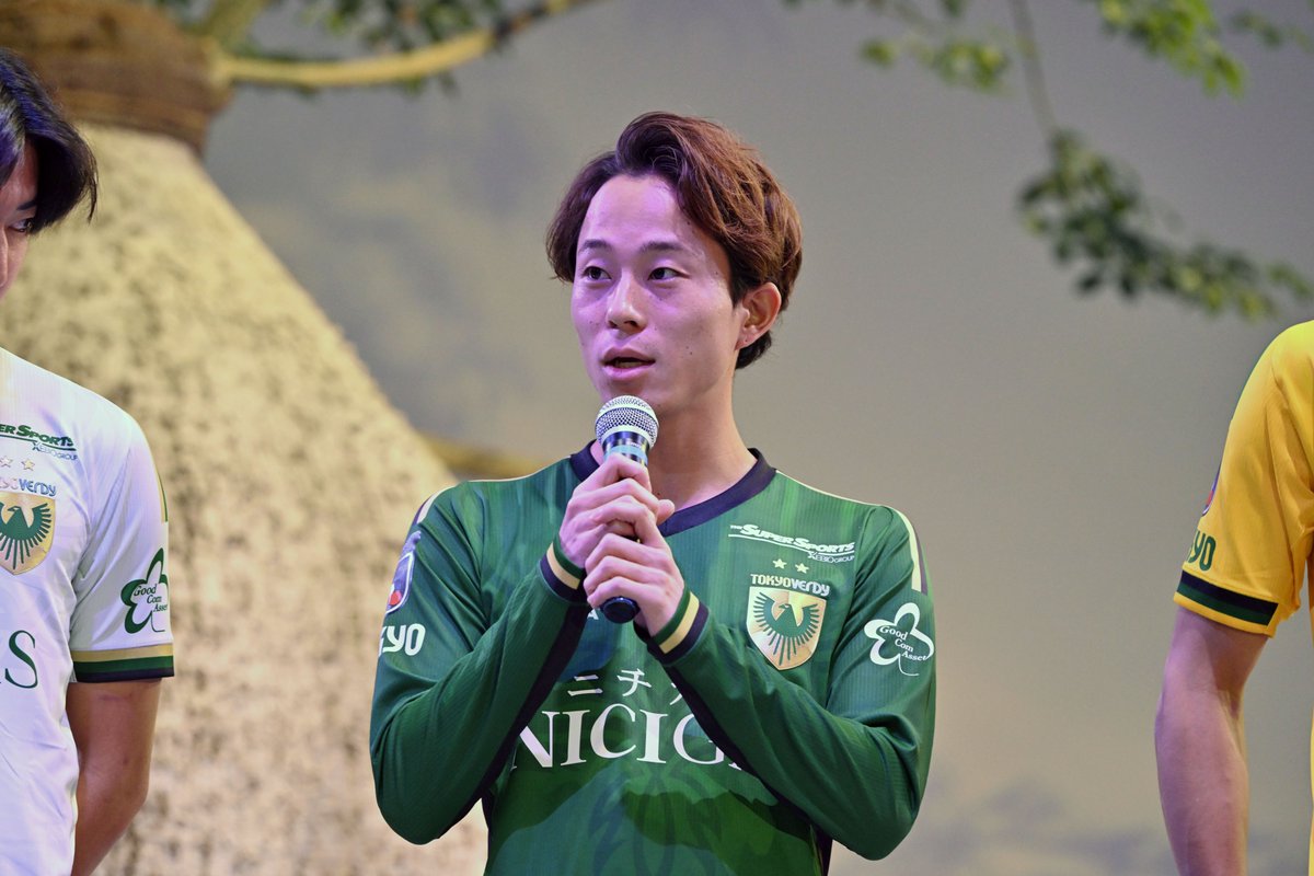 2026 TOKYO VERDY KIT💚 新体制発表会見にて、明治安田J1百年構想