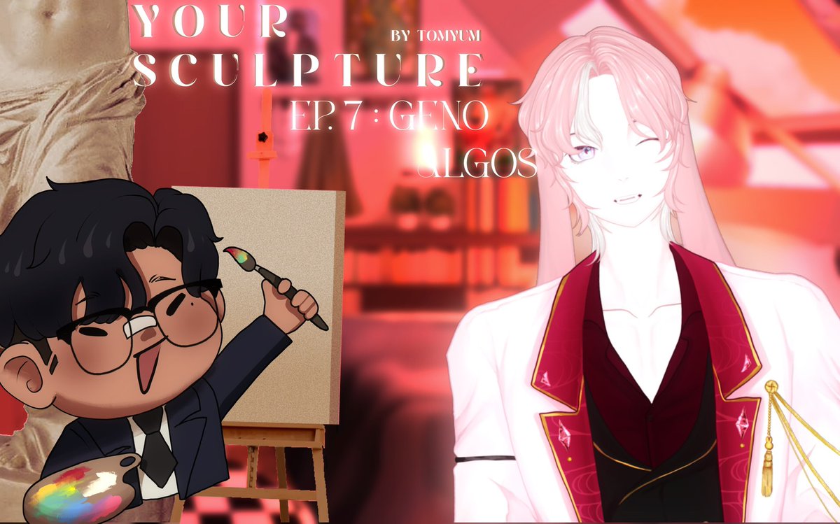 YOUR SCULPTURE ( EP:6 – Geno Aglos )
<a href="/Geno_TST/">Geno Algos 『TST』 🐇🧪</a> 

6.1.2025 | 20:30 PM
LINK: youtube.com/live/maol-GIrh…

"กระต่ายหนุ่มสีชมพู" วันนี้ผมได้พาพี่จีโน่มาร่วมรายการละครับ ดีใจ5555 ยังไงก็ฝากไลฟ์ในวันนี้กันด้วยนะครับบ เย้><✨

#VtuberTH #TOMYUM #TomyumLetsLive