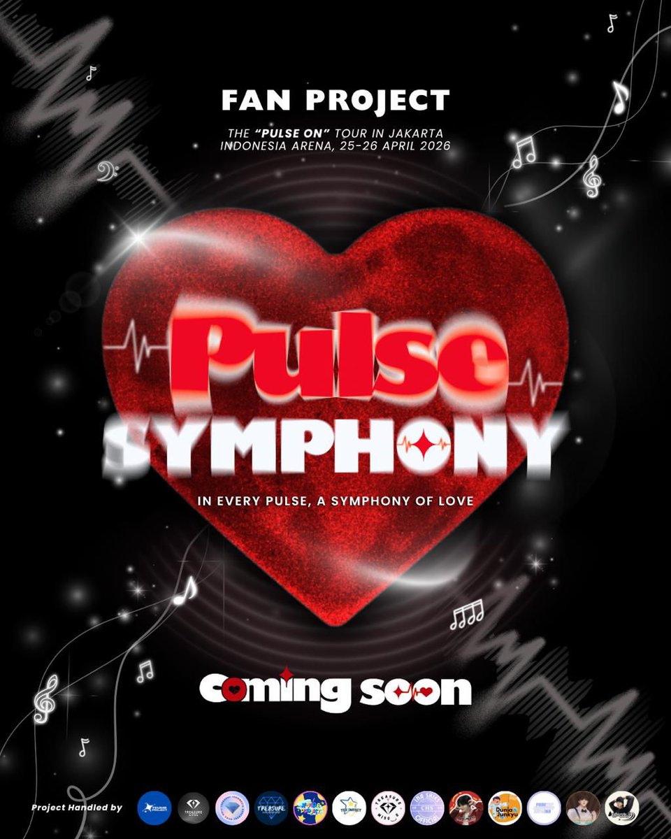 TeumeEvent's tweet image. COMING SOON🇮🇩

PULSE SYMPHONY
“In every pulse, a symphony of love”💙

#PULSEONinJakarta2026
#FeelThePulseSymphony
(Hastag for project only! Don’t use it)
@treasuremembers #트레저