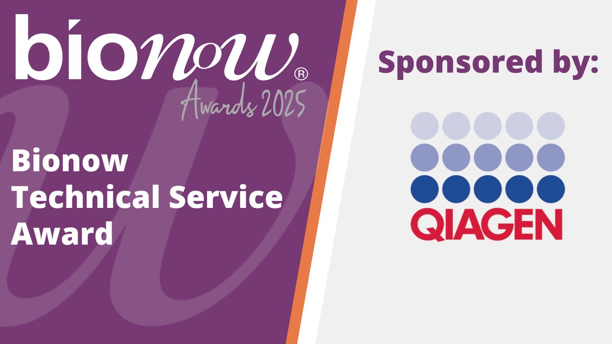 Bionow's tweet photo. #BionowAwards #SponsorSpotlight: #TechnicalService award sponsor @QIAGEN offers advanced #MolecularTesting solutions that move customers through the whole process – faster, better and more efficiently. 

https://t.co/31qlSK52GA 

#SampleToInsight #DNA #RNA #Proteins https://t.co/30WMbjsult