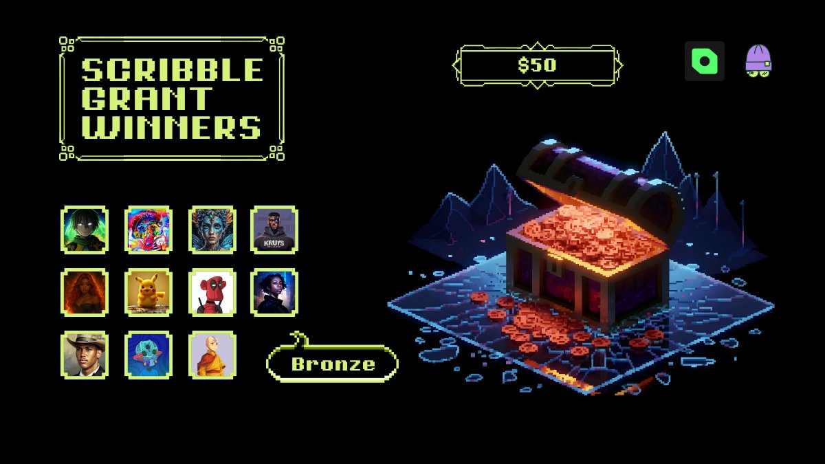 OKAY OKAY OKAYYYYY, airhorn noises 📢

🥉 The <a href="/Covalent_HQ/">Covalent</a> Scribble Grant BRONZE winners just landed, and the timeline is officially awake.

These creators showed up with solid threads and videos about Speedrun, proving you don't need to be a dev to build onchain.

Each winner
