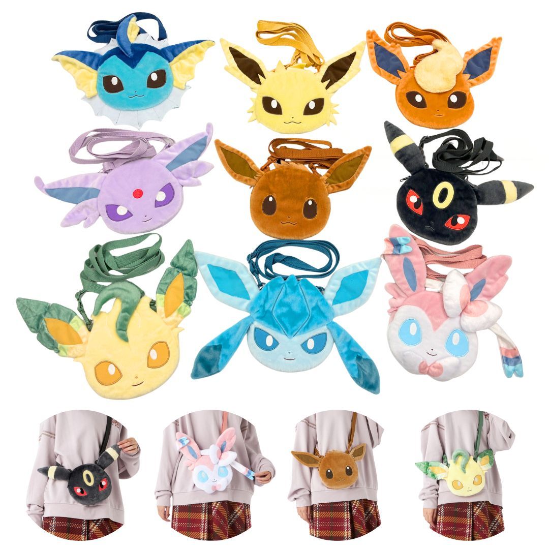 mecchaJP's tweet image. So many faces, so much cuteness 🧡✨ Pokémon Eevee Collection Face Pouches (Eevee &amp;amp; Friends) — check them out at the link below!
🛑 buff.ly/jnigqYs
#Pokemon #Eevee #Eveelution