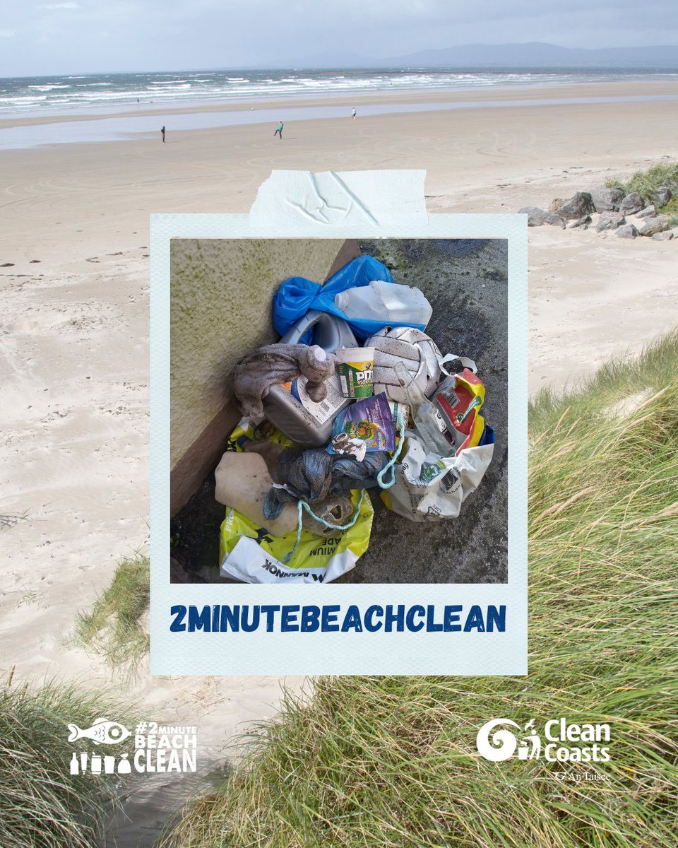 CleanCoasts's tweet photo. New Year, New Habit, No Pressure! All you need is  2 minutes to care for the place you're in!💙

📸Share your first #2MinuteBeachClean of 2026 with us we love to see your hauls, like this one we received with thanks to Laura Robinson from Rossnowlagh Co. Donegal 👏 

#CleanCoasts https://t.co/7GPqQxQUXf
