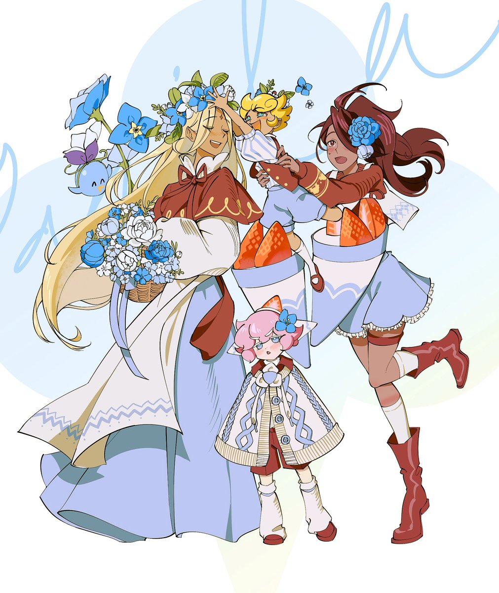 pakjjack's tweet image. 영웅조 달력 합작 참여한 거 저도 슬쩍 올려요☺️
계절감이 미묘해졌지만 4월의 바닐라 왕국입니다