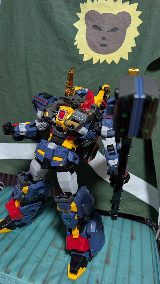 メタルカードボットW ソリッドホーン 3-machine combination] Large robot Solid Horn Metal Cardbot W