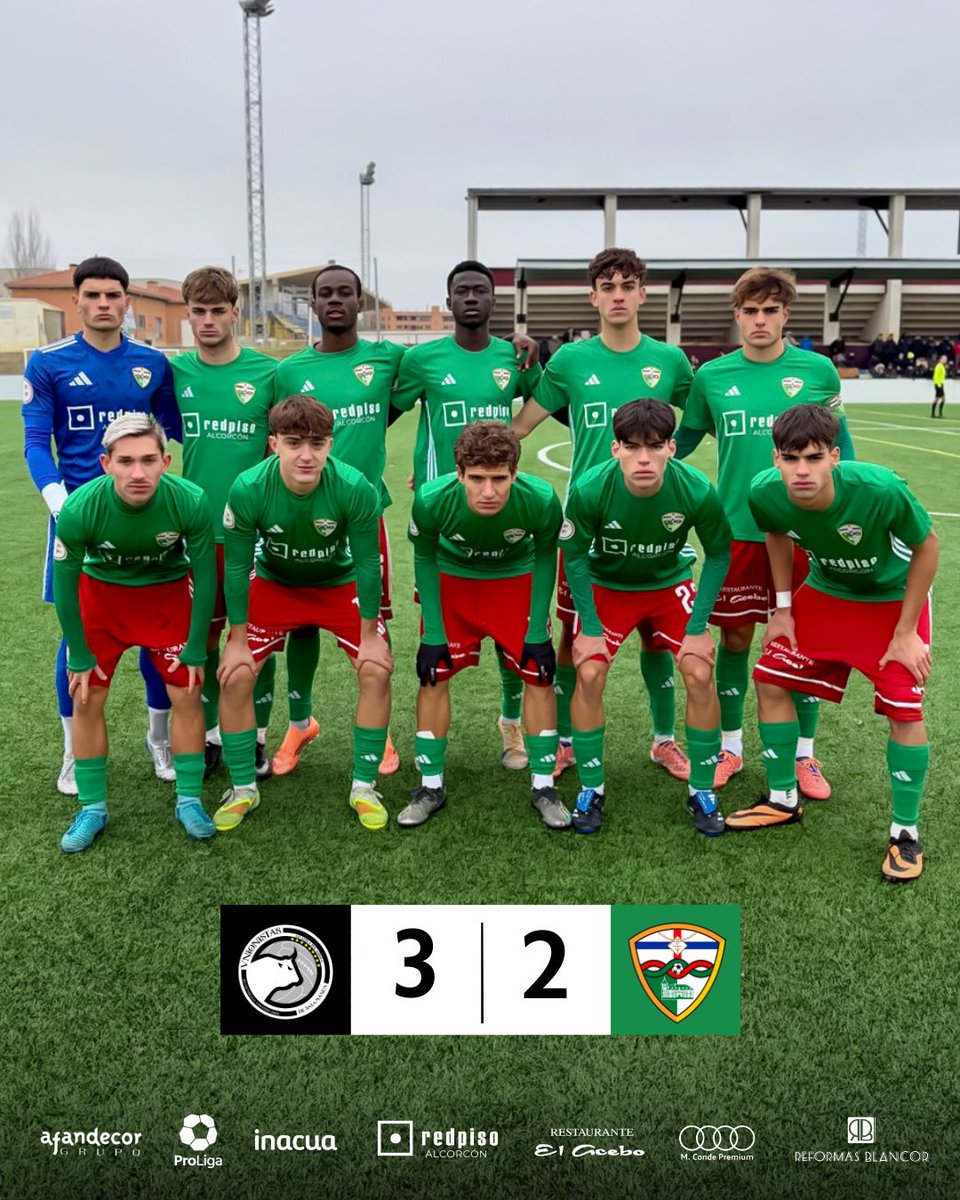 📆⚽ JUVENIL A | DIVISIÓN DE HONOR

Un penalti en los últimos minutos nos privó de sumar en Salamanca.

<a href="/USCFbase/">Cantera Unionistas CF</a> 3️⃣ 🆚 2️⃣ Juvenil A
🏟️ Anexo Reina Sofía

#VamosTrival #JuvenilDH