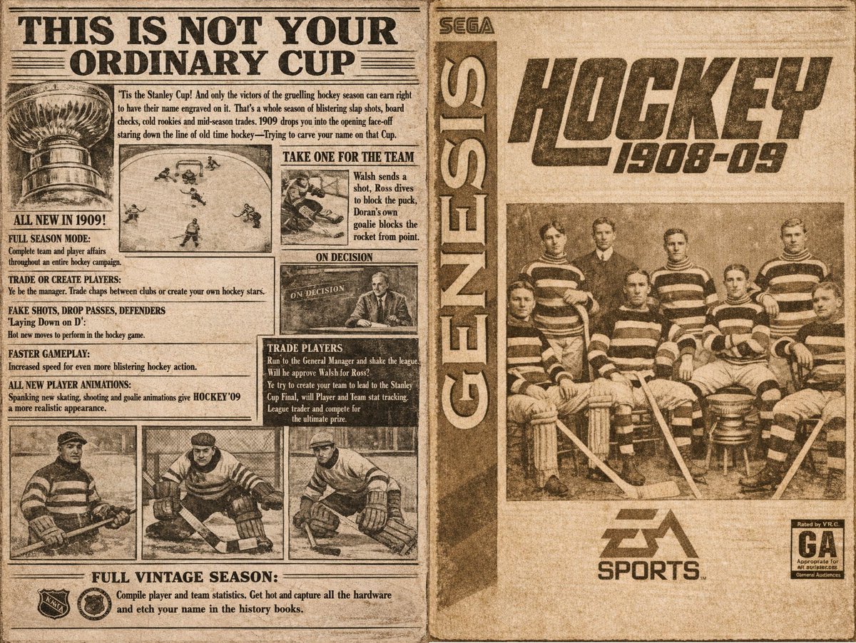UltraMagnus1982's tweet image. #nhl #retrogaming #nhl95 

Hockey 1909 gets a new Box Art and revamped mod. 

forum.nhl94.com/index.php?/top…