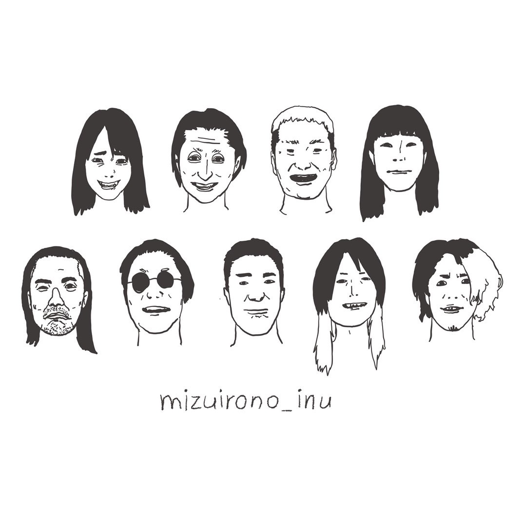 にゃはは！サポートメンバーの僕の似顔絵も描いてもらっちゃったー