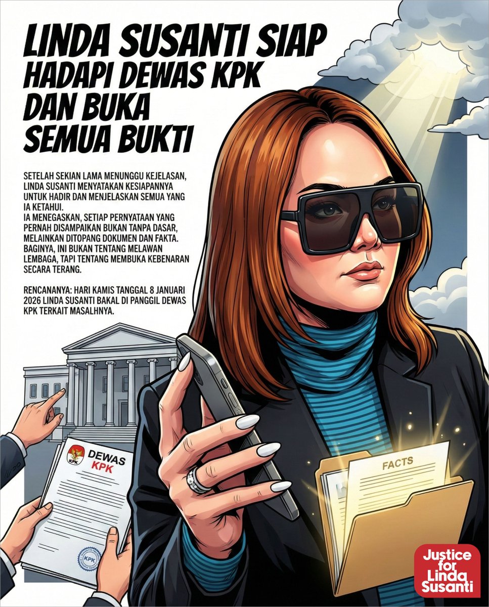 calamixty's tweet photo. Linda Susanti membuktikan bahwa kebenaran harus diperjuangkan dengan fakta, bukan sekadar kata-kata. Mari kita kawal proses ini bersama.

Jule RCTI Presiden #CatForCash #GalaxyGiftForYou https://t.co/cScSDdR5ep