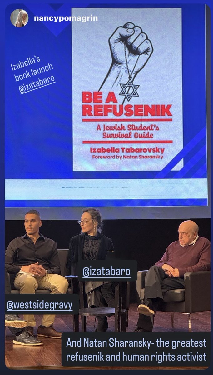 IzaTabaro's tweet image. An incredible launch for Be a Refusenik last night at the @BeginCenter in Jerusalem, with the great Natan Sharansky and Noah Shufutinsky (aka, @WestsideGravy). 

So many came to celebrate — including the brilliant Osman Rowan, @BellamyBel29949, and @Saul_Sadka. 

The word I hear…