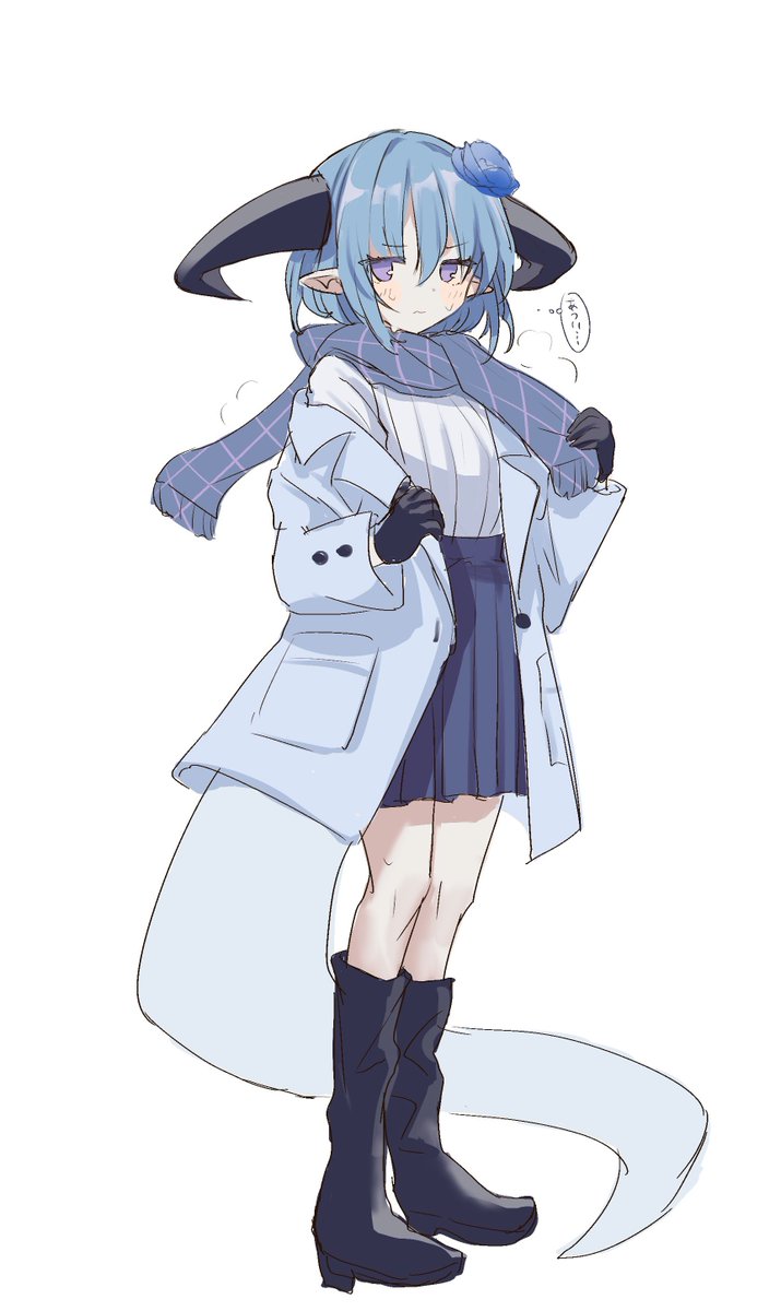 「冬服着てるフィルレイン再掲でテスト」|かるなばるのイラスト