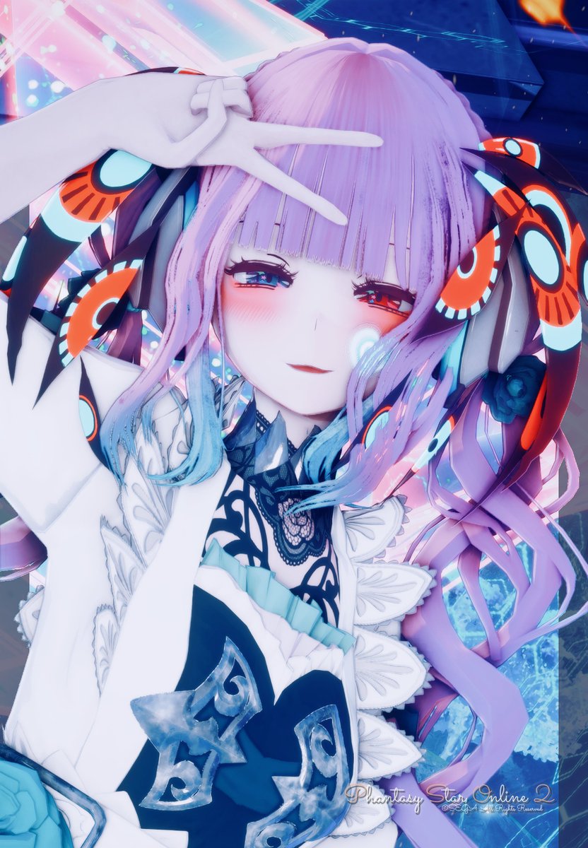 #メンテの日なのでssを貼る #PSO2NGS_SS 
【 キミの目を見てる 】