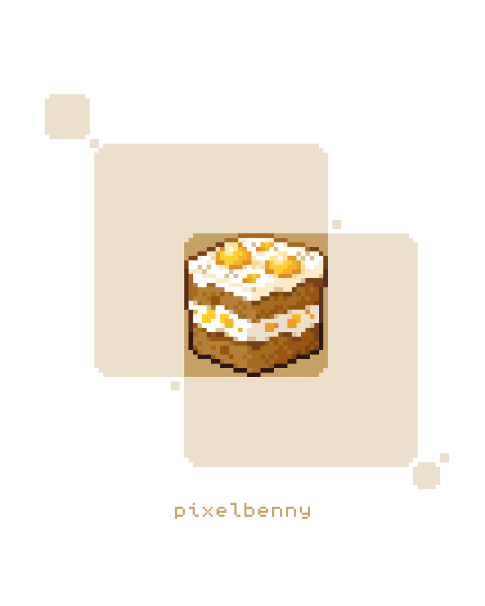 thepixelbenny's tweet photo. Mango Graham Cake
#pixelart #mangograham #Food https://t.co/xXGHClfnDd