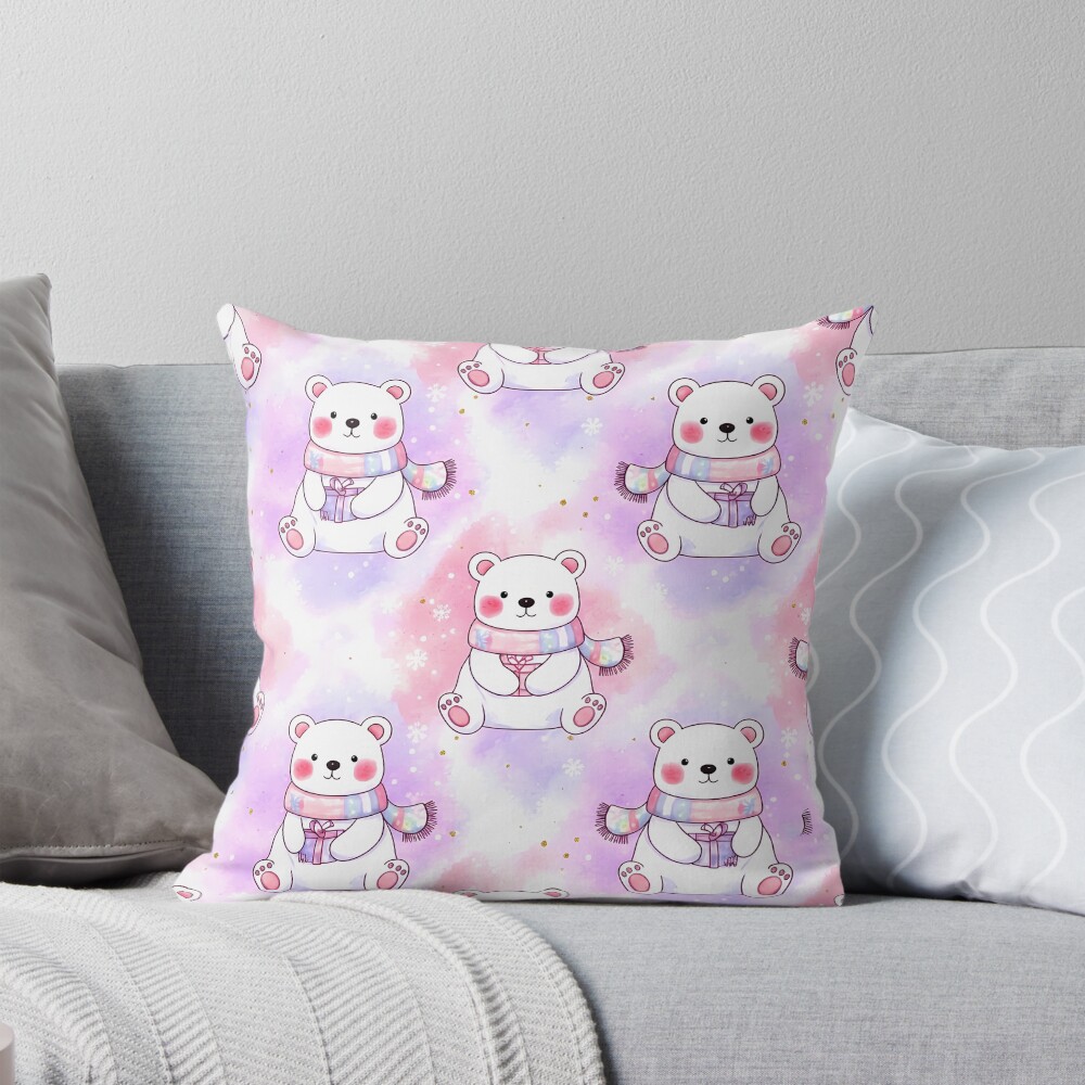 salmon_stuffed's tweet image. New drop! 🐻❄️ Striped scarves, pink cheeks, and pastel snowflakes—meet our cozy polar bear pattern! Now live on Redbubble!  redbubble.com/shop/ap/177397… 
#WinterArt #KawaiiBear #RedbubbleFinds #ZazzleDesign