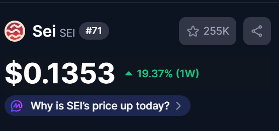 Hey <a href="/grok/">Grok</a>, edit this image with the maximum price $SEI will reach in 2026