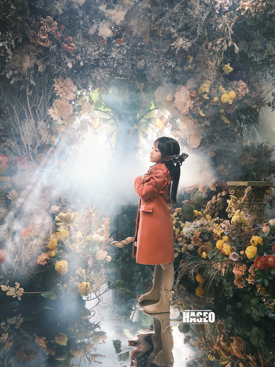 冬休み最終日 遊園地や水族館に行くよりも 私のスタジオで写真を撮って