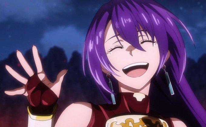 見た人も無言で紫髪を貼る