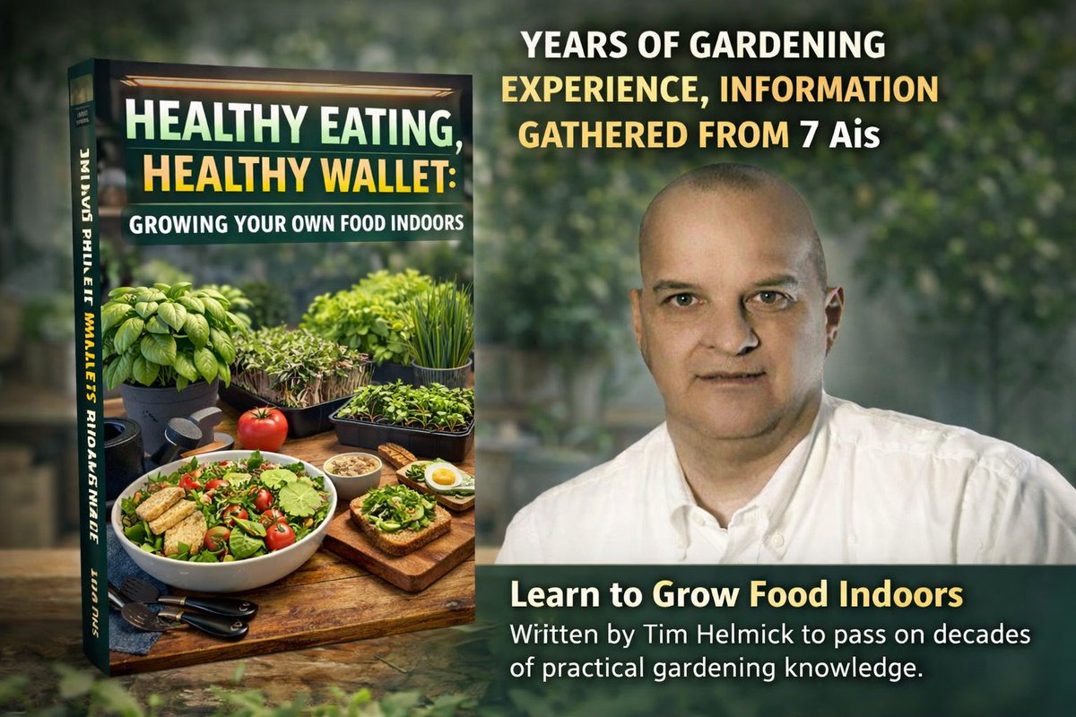 Save on Groceries with Homegrown Food! Grow fresh, nutritious food year-round right in your home—and slash your grocery bill—without needing a yard or fancy equipment! A simple, budget-friendly indoor garden that actually works in one downloadable pdf.  etsy.com/woodcraftspect…