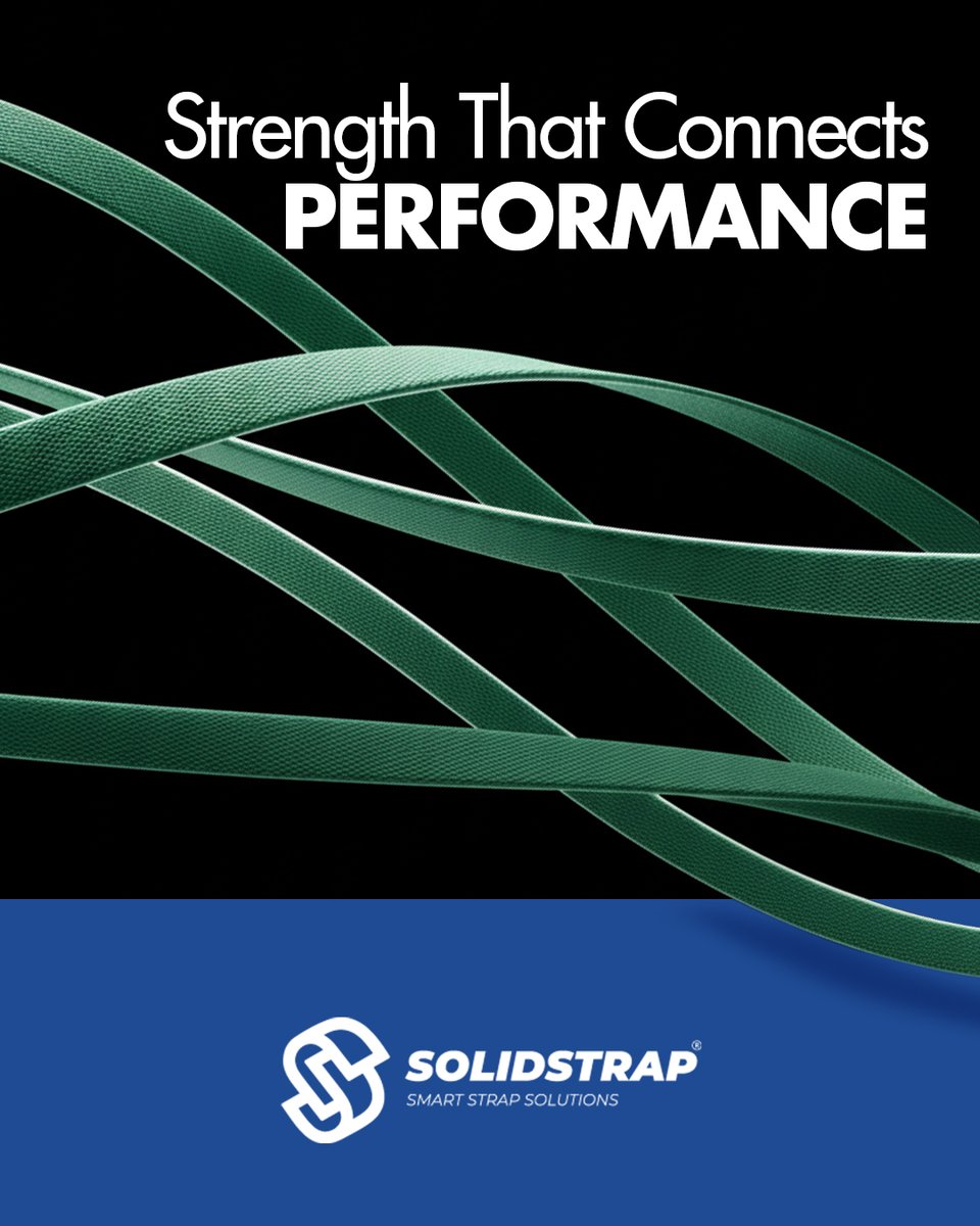 solidstrap's tweet image. Strength That Connects Performance SolidStrap strapping solutions combine durability, flexibility, and control to secure your operations with confidence.
Engineered for reliability, designed for efficiency.

#SolidStrap #SmartStrapSolutions #StrappingSolutions