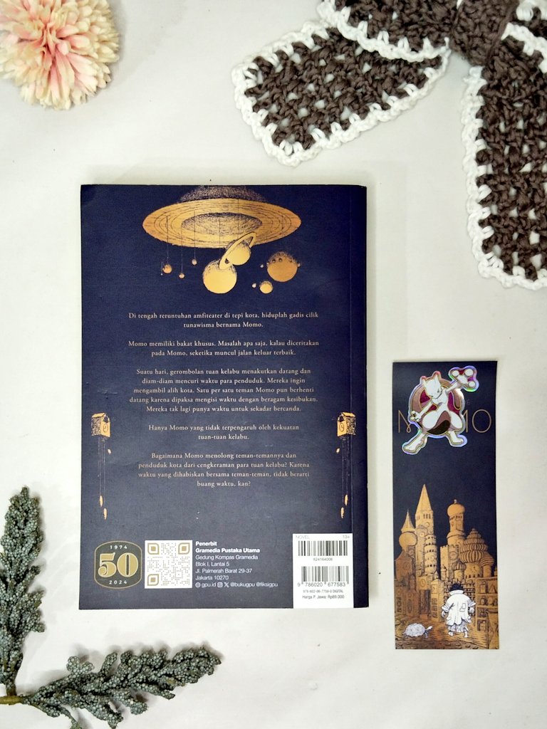 senandungday6's tweet photo. ββββ’βΒ°β’Β°β°°ββ’βββ
~~ Current Read ~~
π©α₯«α‘πͺ Michael Ende - Momo π©α₯«α‘πͺ
GPU, 2024
336 hal.
Alih bahasa oleh Hendarto Setiadi
#MichaelEnde #Momo #bukugpu https://t.co/ITCjW45FBD