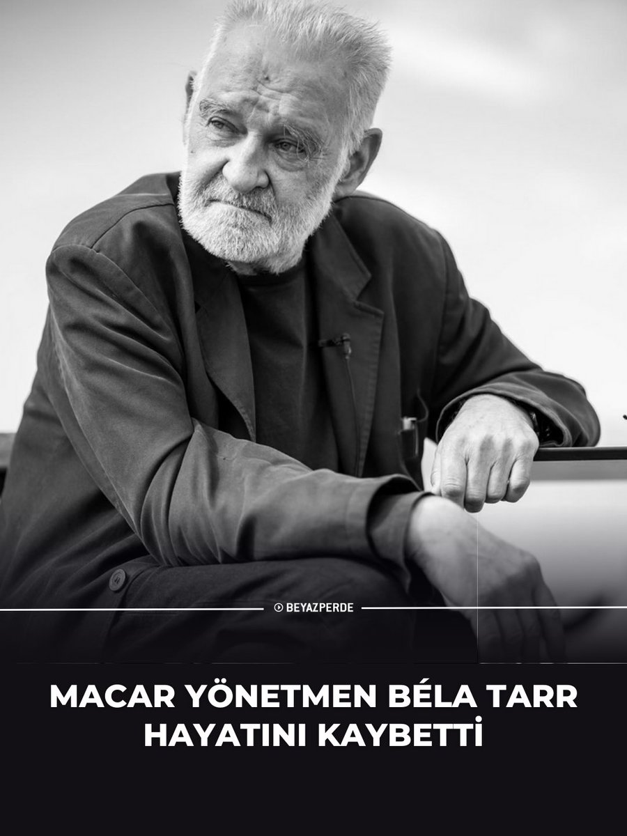 🖤🎬 Güle güle Béla Tarr (1955 - 2026)
Siyah-beyaz dünyan bize emanet.