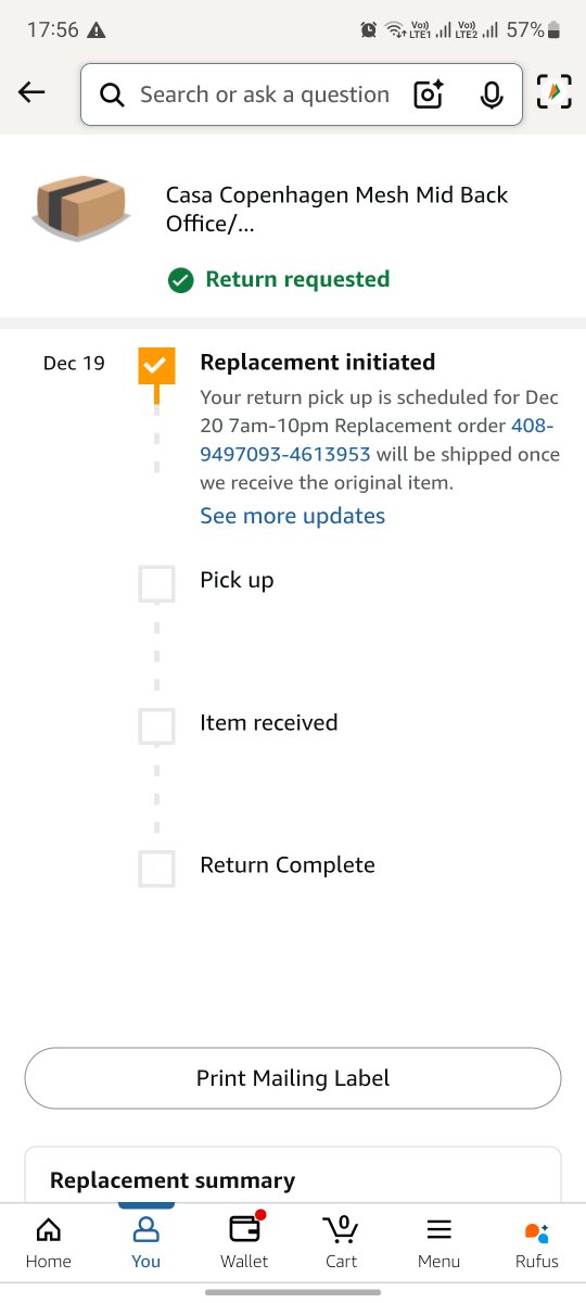 vhariharmath's tweet photo. @amazonIN can you please update the status of the replacement request placed for the order: 408-0803923-9180312

Don't know what's the way to reach to your customer. Really disappointing experience. 1 month done no pick up or refund https://t.co/AKbxhv7fZm