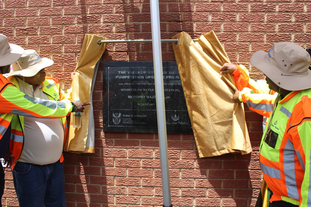 Kicking off 2026 at Vaalkop, the department  led by MEC Gaoage Oageng Molapisi, joins Minister Pemmy Majodina and stakeholders for the launch of the Vaalkop Raw Water Upgrade Project.