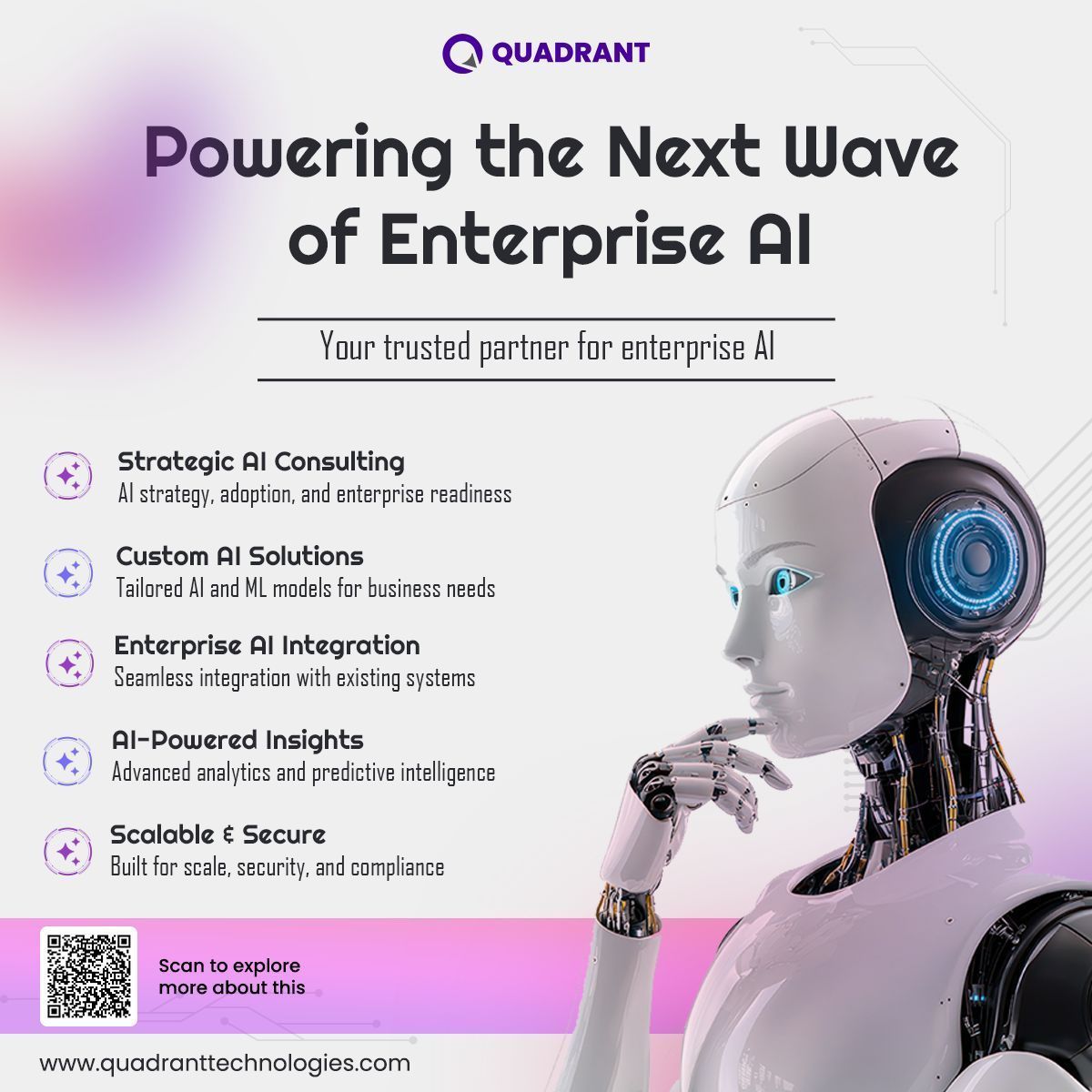 Transform your enterprise with AI that delivers results.

Strategic insights. Seamless integration. Scalable growth.

Discover how: quadranttechnologies.com/enterprise-gen… 

#buildwithai #ai #enterprisetransformation #enterpriseai #technology #innovation