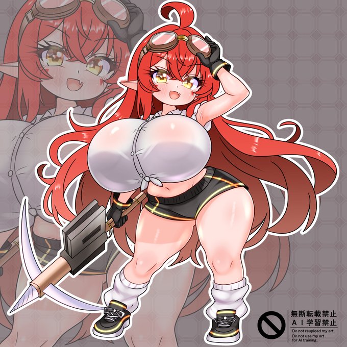 おSkebありがとですー どわーふちゃん
ドワーフならなんぼふともも太くしてもいいということで・・・ 