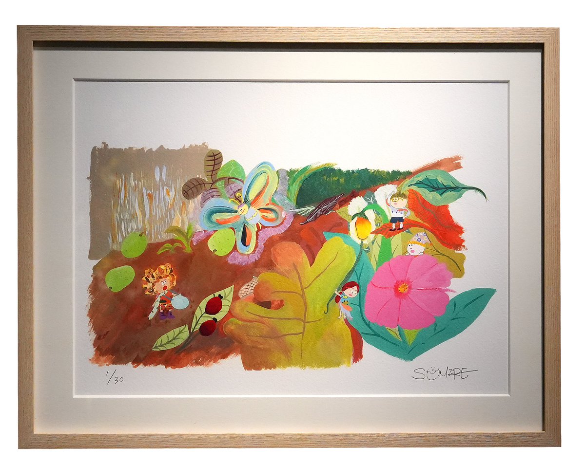 🍁『#ほろほろもみじ』ジクレー版画販売中🍁 額装2種、マット1種