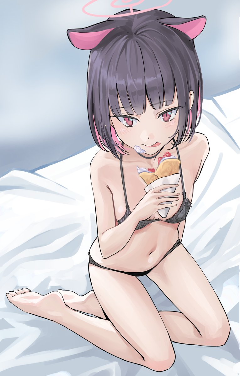 kangle__'s tweet image. 可麗餅，塗鴉
#杏山カズサ #ブルーアーカイブ #BlueArchive