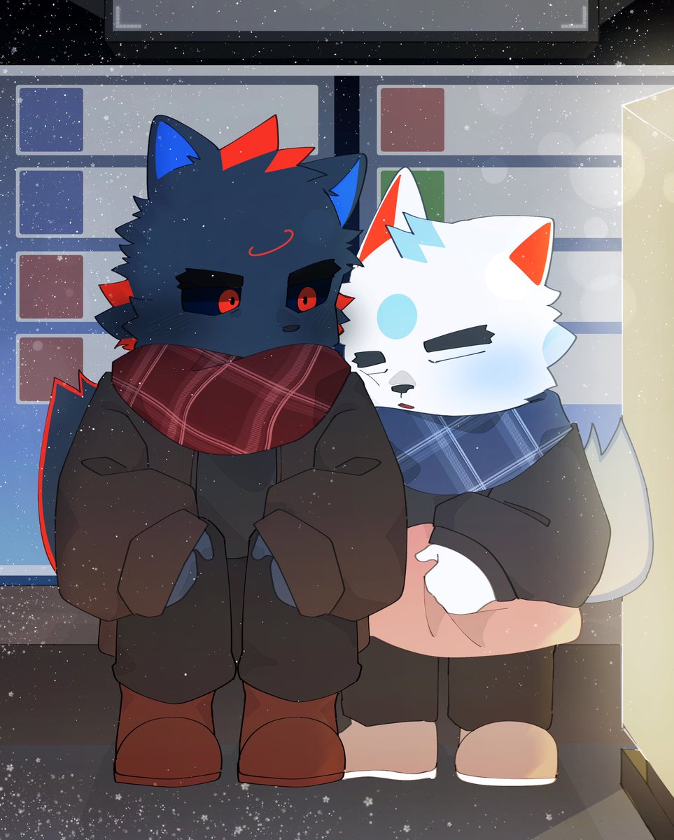 어느 겨울날 버스정류장에서.. 🌨️

🎨 by <a href="/im_here_okay2/">NEWBAM 🐰 🔜 하숲</a> 

예쁜 커미션 그림을 그려주신 뉴밤사마 감사합니다 ㅠㅠ