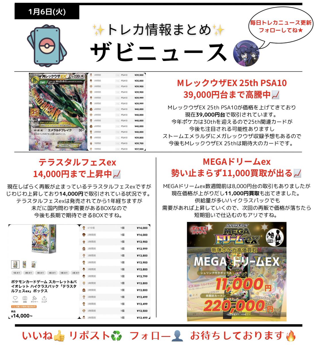 ♤ザビマル♣︎ トレカ投資 抽選 予約 再販速報 (@Zabi_pokeka