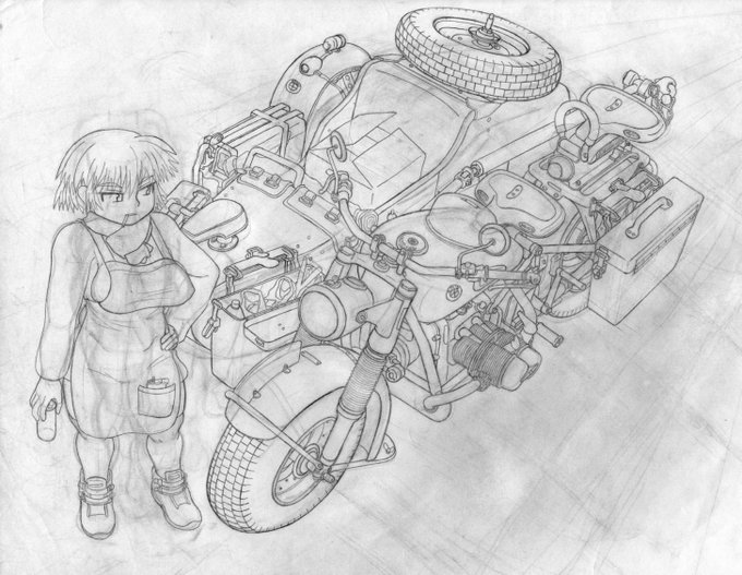 いにしえのアナログ絵 