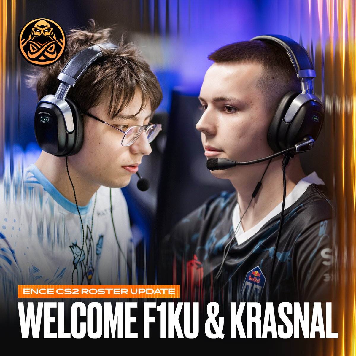 We are happy to announce the two new joining players, the 🇵🇱 duo of Maciej <a href="/f1kucs/">f1kucs</a> Miklas and Szymon <a href="/kRaSNaLkox/">kRaSnaL</a> Mrozek, completing our ENCE CS2 2026 roster 🤝

Read more: ence.gg/blogs/news/enc…