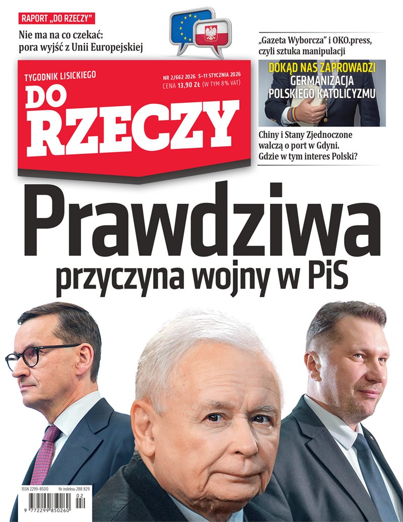 „Do Rzeczy” nr 2: Prawdziwa przyczyna wojny w PiS ⬇️⬇️⬇️