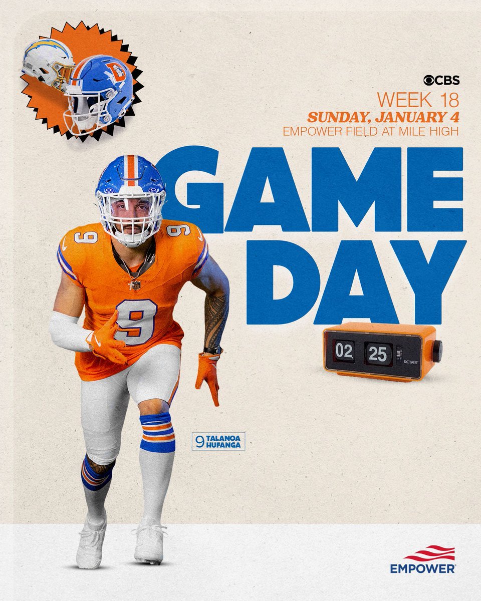 Broncos's tweet image. One more time for the regular season. 

It's GAMEDAY in the Mile High City!